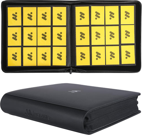 Card Binder 12 Pocket,Trading Card Binder Holds up to 1200 Cards with