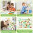 khlerox 40 Potty Training Chart for Toddlers with Reusable Magnetic Star Stickers, Interactive Reward Chart for Toilet