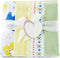 Generic 4-Piece Cotton Flannel Baby Receiving Blankets, Jungle Soft Baby Blankets Unisex, Flannel