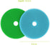 7-Pack Innobaby Bathin' Smart Rainbow Spots Silicone Bath Scrub for Kids and Toddlers, Value.