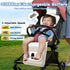 2 3 10000mA Setting, Summer TRELC Baby Stroller Cooling Pad with Fans, Speeds Cooling Cushion, Rechargeable Battery