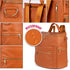 Backpack Mommy 33) Minsong Fashion Leather Diaper Bag Women Purse, Travel Diaper Bag for Baby with Changing Pad