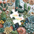 PICKFORU Puzzle1000 Cactus Puzzle for Adults, Unique Succulent Flower Plant Puzzle, Floral Nature Art Pieces