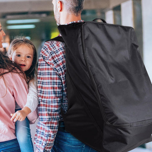 The Peanutshell Car Seat Travel Bag for Airplane Gate Check, Universal Fit, Backpack Cover for Baby Travel Essentials