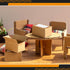 80 Sets 1: 12 Packaging Teenyyou Mini DIY Shipping Boxes with Shipping Labels Miniature Brown Corrugated Cardboard