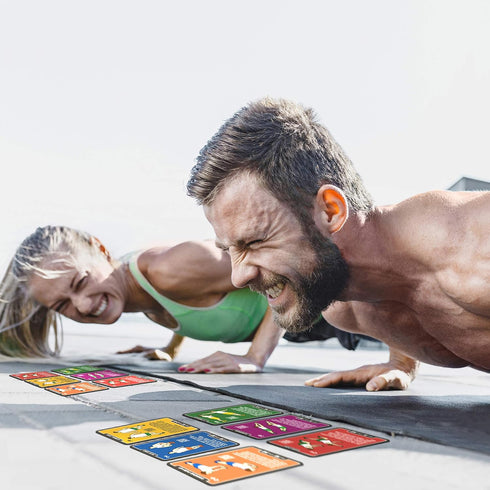 Bodyweight Exercise Cards: Workout Playing Card Game, Designed by Military Fitness Expert, No Equipment Needed