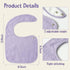 Zainpe 6Pcs Snap Muslin Cotton Baby Bibs Soft Absorbent Infant Bib Adjustable Bandana Drool Bib for Boy Girl 0-36 Months