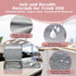 10 Packs Breast Pump Bag with Insulated Cooler, Double-Layer Pumping Bag for Work & Travel, Fits Most Electric Breast