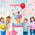 WNSIRVY 21'' 28'' 30 Pin The Cherry on The Ice Cream Game x Large Ice Cream Party Games Poster with Pcs Cherry Stickers