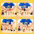 Kids Tool Set - Zealous Pretend Construction Toy with Tool Belt, Toddler Tool Set for Ages 3-7