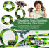 3-5, Playset, 2 3 4 5 6 7 Dinosaur Toys for Kids Glow in The Dark Flexible Train Track Dinosaur Car for Year & Up Old