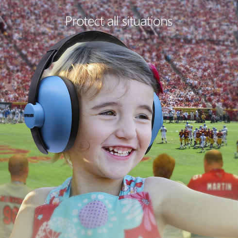 Baby Ear Protection Noise Cancelling Headphones for Babies 3 Months to 3 Years (Blue)