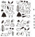 Forest Animal Wall Decals - Peel and Stick for Kids, 36 pcs Adhesive Vinyl Stickers Decor
