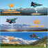 Beffkkip 2.4GHz L0712 Adults,3D RC Plane Remote Control Plane Quadcopter Hovering with Auto Hovering Fighter Aircraft