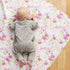2 Pack 47 47-inch BreathableBaby Active Swaddle Blanket & Wrap Narwhal and Gold Dots, Lightweight Premium Activewear