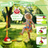 5 1 4-8 3-5 in Musical Jump, Bean Bag Toss Ring Game, Baseball Toys and Stomping Launch Rocket Launcher for Kids Remote
