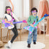KAYOMIPE Set Guitar and Microphone Play with Glasses,Music Toys with Music&Light,Kids Karaoke Machine,Music Instruments