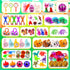 100 KissFuture PCS Prefilled Easter Eggs with Toys, Easter Eggs Filled for Egg Hunt, Easter Basket Stuffers for Kids