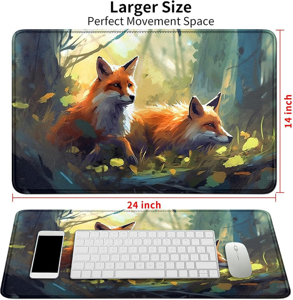 Card Mat for MTG & TCG, 24" x 14" Game Mat for Trading Card Games, Perfect for Card Games & Video Games