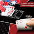 55 28inch 6-8 nuveti Poker Mat - x Non-Slip Poker Table Game Mat - Portable Rubber Waterproof Poker mat for Table