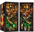 TOYQI DIY Book Nook Kit, Miniature House Dollhouse Kit for Adult and