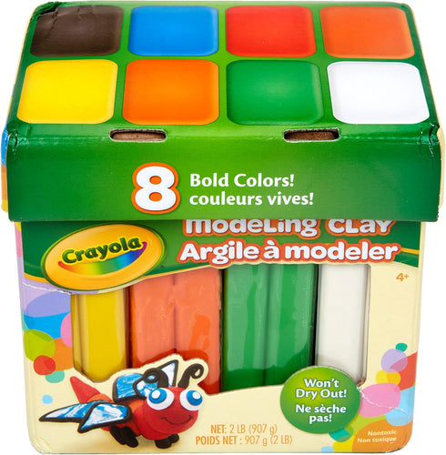 Crayola Modeling Clay in Bold Colors, 2lbs, Perfect Gift for Kids Ages 4 & Up