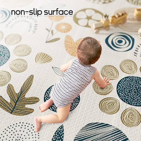 Mloong Floor,59x71x0.4inch Baby Play Mat for Playmat for Baby with Carry Bag, Foldable Play Mat,Kids Foam Play