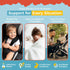 1, 2, 3 32 Diaper Booster Pads Overnight, Stop Overnight Leaks, Diaper Inserts with Adhesive for Sensitive Skin Fits