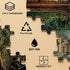 BUAHA 1000 Magic Books Train Puzzles for Adults Pieces Nature Pretty Library Art Fantasy Bookshelf Landscape Jigsaw