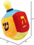2 Plush Hanukkah Menorah & Plush Dreidel Toy Musical Menorah Plays Classic Hanukkah Melodies Includes Removable