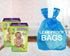 Baby Disposable Diaper Bags with Light Powder Scent, 300 count by Mighty Clean