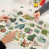 Vintage Succulent Puzzles for Adults - 1000 Pieces - Cactus Jigsaw Puzzle Featuring 23 Succulent Plants