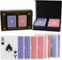 GUTSHOT Playing Cards - Waterproof Deck with Spill-Proof Design, Pack of 2 (Blue & Red)