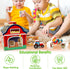 Farm Animals Wooden Take-Along Sorting Barn Toy for 1-3 Year Olds, Shape Sorter Montessori Learning Gift for Toddlers