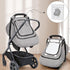 Cozy, Winter Baby Car Seat Cover Waterproof, Windproof Car Seat Covers for Newborns with Double-Layer Window, Infant