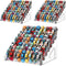 Hlimior 3 Pack 7-Tier Toy Cars Display Shelf for Hot Wheels Display Case
