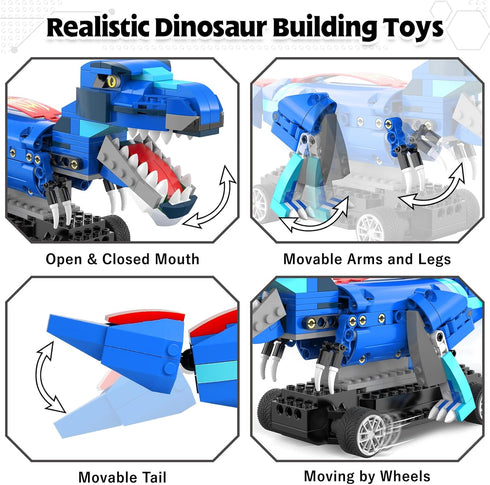 8-12 5-7 6-7, 6 7 8 9 10 11 12 343 Sets Yerloa Dinosaur Toys for Boys Age Jurassic Building Kits for Kids + Year Old