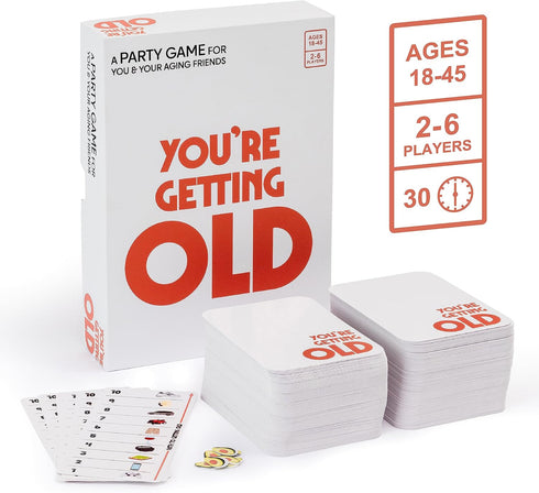 2 6 14+ Vango Youre Getting Old A Party Card Game for Aging Millennials - to Players, Ages