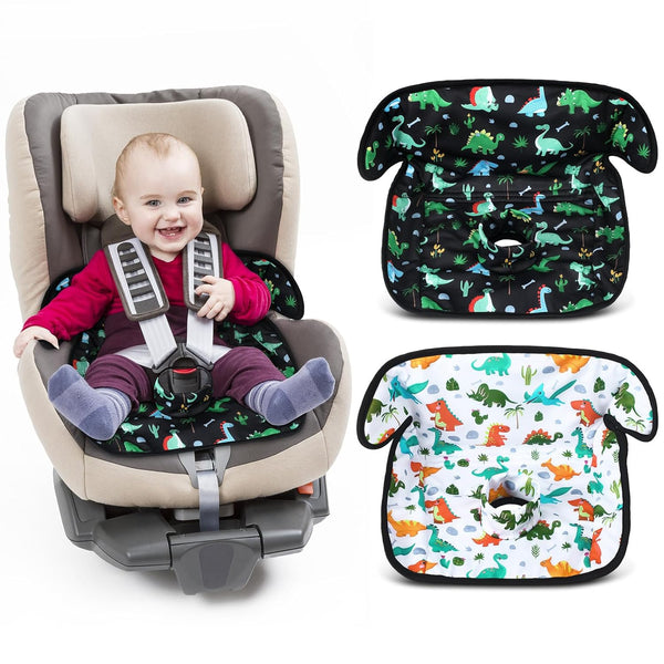 HunnmingRe 2 Pack Dinosaur Car Seat Protector for Potty Training Waterproof Piddle Pad