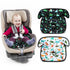HunnmingRe 2 Pack Dinosaur Car Seat Protector for Potty Training Waterproof Piddle Pad