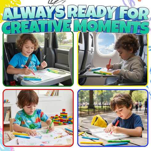 100 Pack (25 Sets 4) Twistable Crayons Bulk of - Non-Toxic, No-Sharpen Mess-Free Color Crayons for Kids, Party Favors