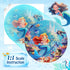 Puzzles for Kids Ages 4-8, 70 Pieces Mermaid Floor Jigsaw Puzzle for Toddler Girls, Educational Birthday Gift