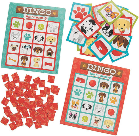 Dog Party Bingo Game - Toys - 22 Pieces