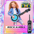 12 Pieces Inflatable Instruments Party Props Set, Rock Star Toy Blow Up Guitars, Saxophone, Bass, Microphones for 80s