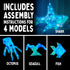 Shimmer Creatto: Shark & Ocean Pals Light-Up Craft Puzzle from Thames & Kosmos