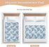 siphylline 52" 34" White Blue Mottled Retro Extra Large Resuable Potty Training Pad Water Resistant Potty Training Pads