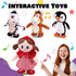 Hopearl Talking Singing Penguin, Interactive Animated Toy that Repeats What You Say, Plush Buddy for Toddlers