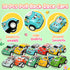 Toy Cars for Kids Ages 4-8, 30Pcs Pull Back Cars Playset with Storage Bags, Race Car Party Favors for Toddler Boys