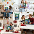 1000 2 Pack Puzzles for Adults Pieces, Unique Jigsaw Puzzle for Adults, Garden Town and Darkness Theme, Idea Family
