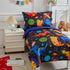 Set Set 4 Set Kids Comforter Sheet - Soft and Breathable Bed Includes Quilted Comforter, Fitted Sheet, Flat Top Sheet